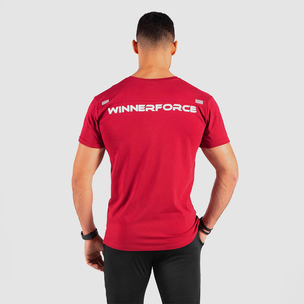 MEN CATCHY T-SHIRT (RED)
