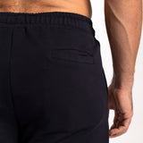 a back view for pockets of pants black