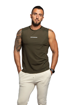 MEN ALFA TANK(GREEN)