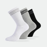 MEN-ICY-CREW-SOCKS (BLACK,GREY,WHITE)