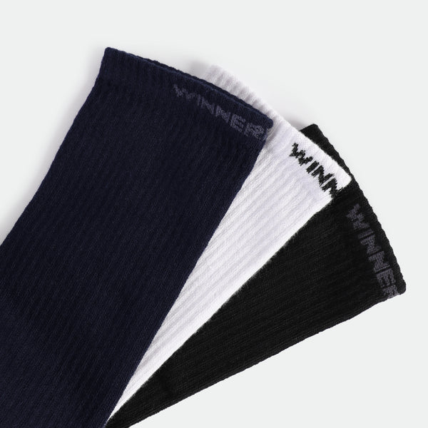 MEN-CREW-RIBBED-SOCKS (BLACK-WHITE-NAVY)