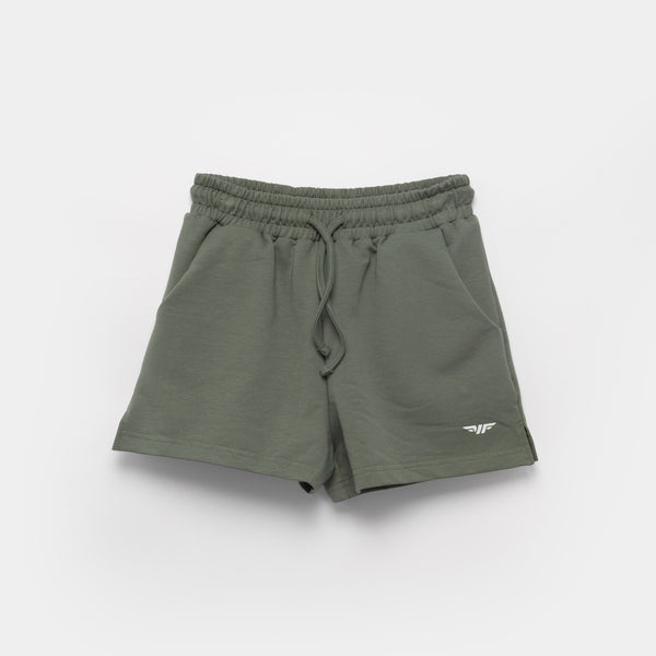 GIRL-ESSENTIAL-SHORT (AGAVE-GREEN)