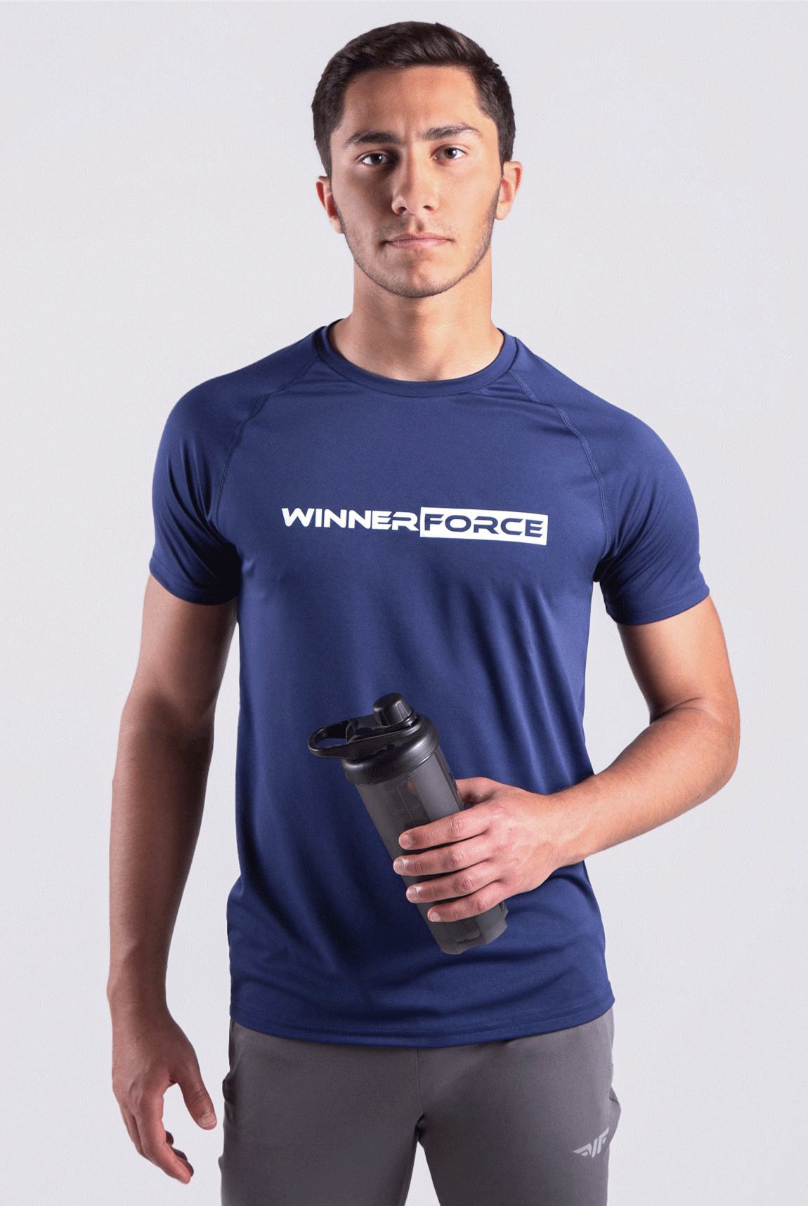 MEN ESSENTIAL T-SHIRT(NAVY-BLUE)