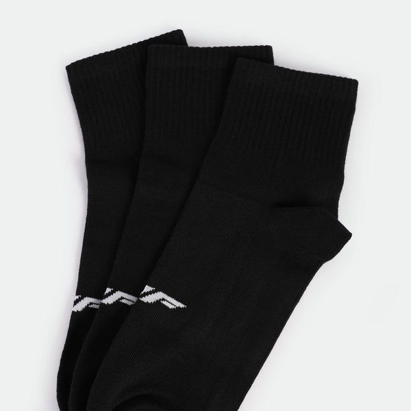 MEN-PITCH-BLACK-QUARTER-SOCKS (BLACK)