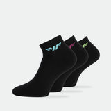 WOMEN-COLOR-POP-QUARTER-SOCKS (BLACK)