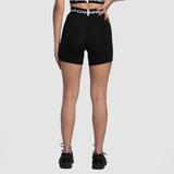 WOMEN TULIP SHORTS(BLACK)