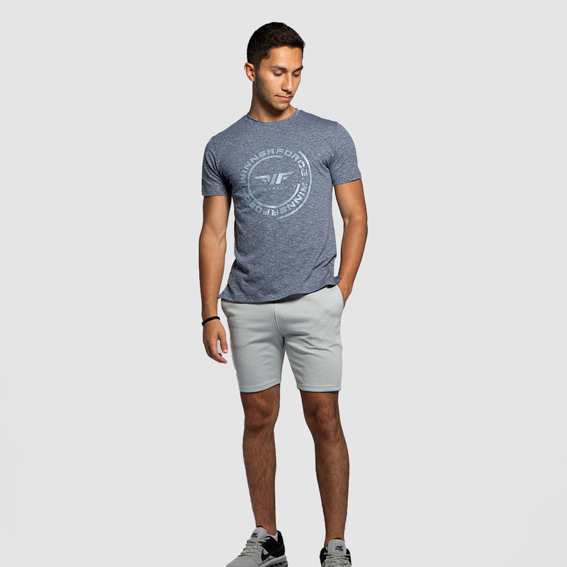 MEN ESSENCE T-SHIRT(MARL-DARK-GREY)