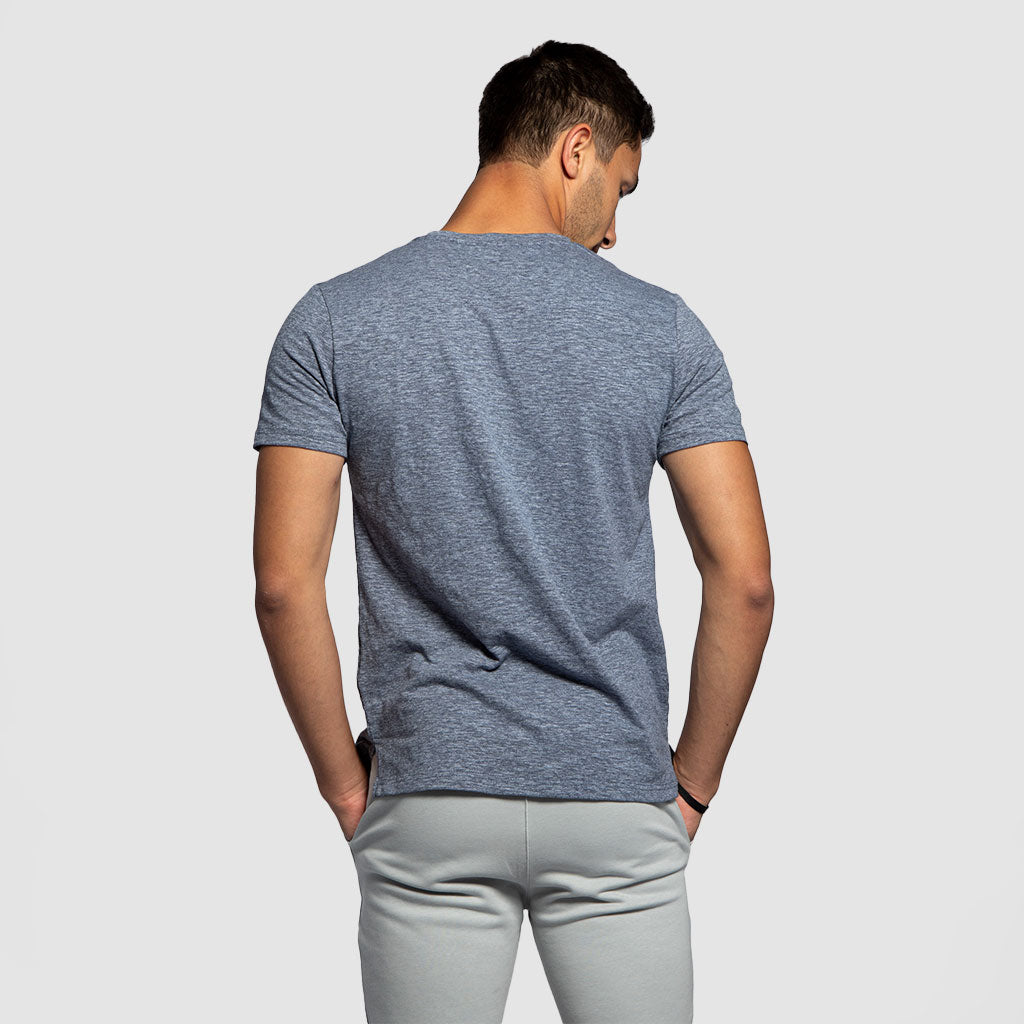 MEN ESSENCE T-SHIRT(MARL-DARK-GREY)