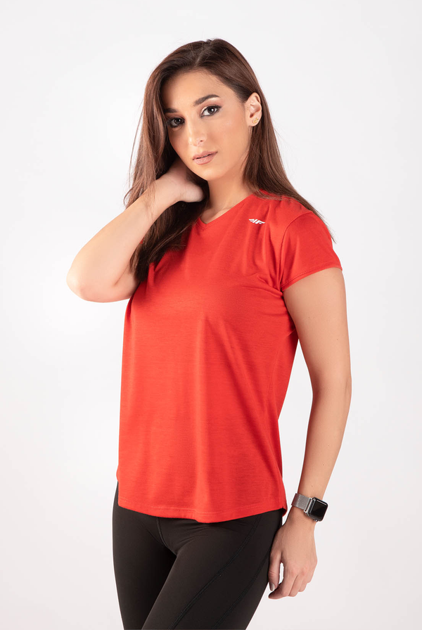 WOMEN-NECESSITY-T-SHIRT(RED)