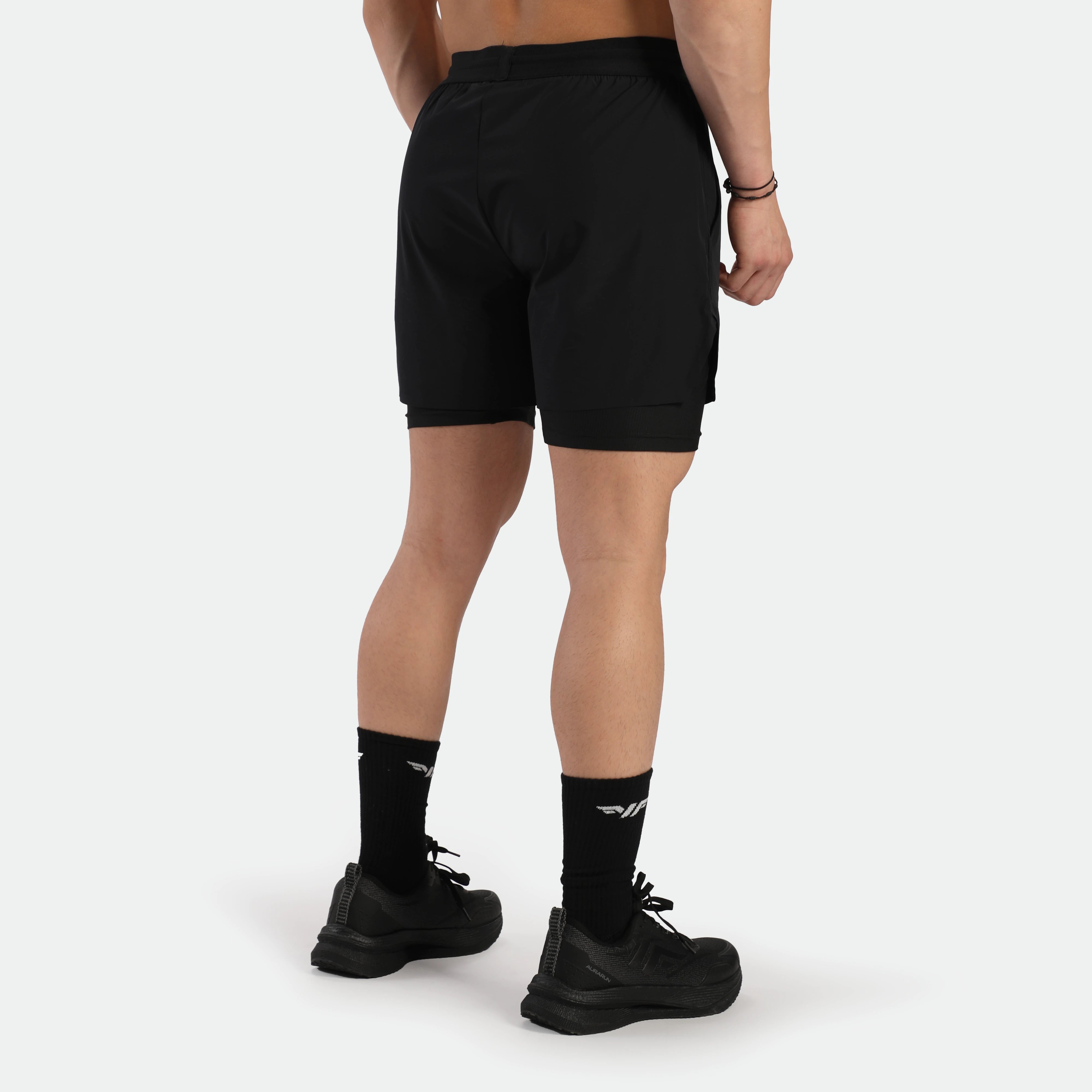MEN-SUMMER-ESCAPE-2IN1-CORE-SHORT (ANTHRACITE BLACK)