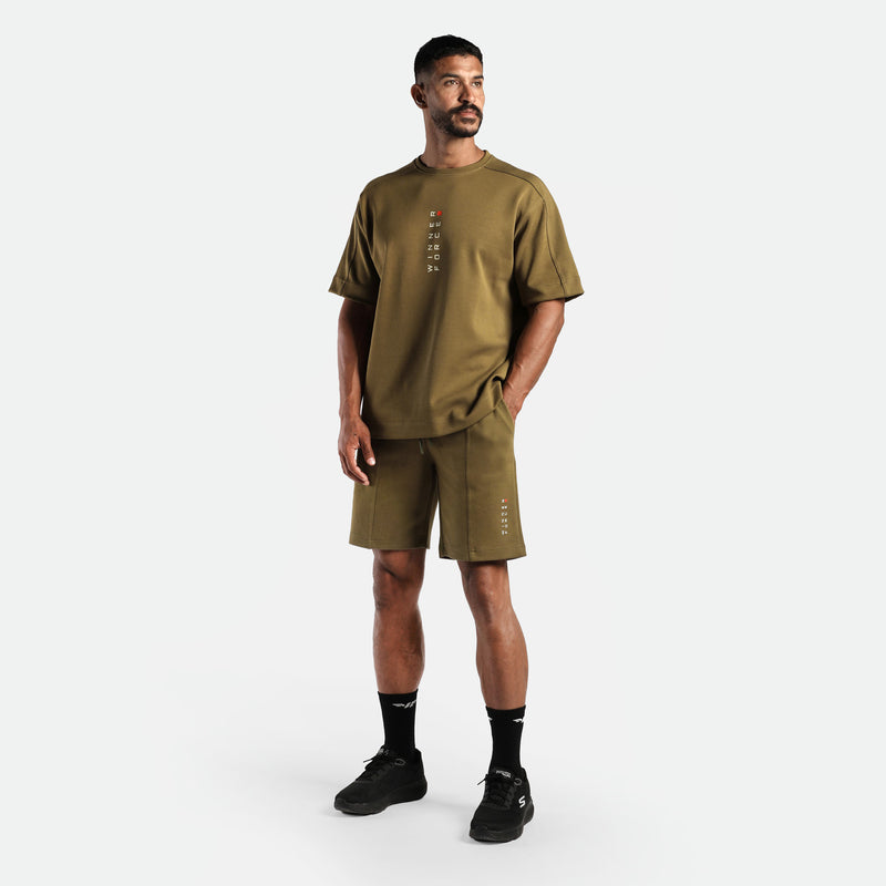 MEN-GO BEYOND-360°-SHORT (OLIVE DRAB)