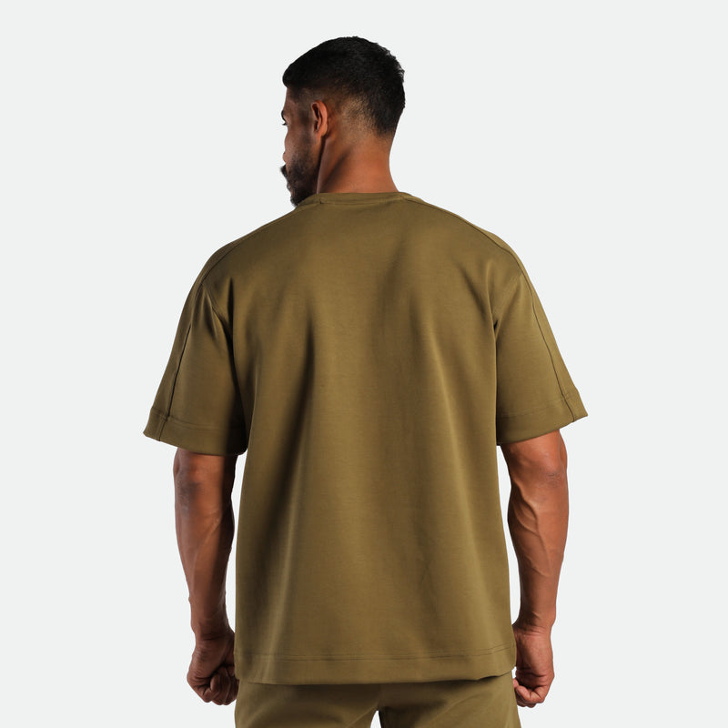MEN-GO BEYOND-360°-T-SHIRT (OLIVE-DRAP)