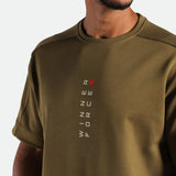 MEN-GO BEYOND-360°-T-SHIRT (OLIVE-DRAP)