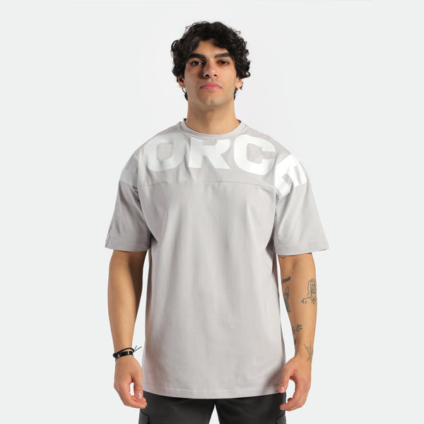 MEN-GO BEYOND-OVERSIZE-T-SHIRT (LIGHT-GREY)