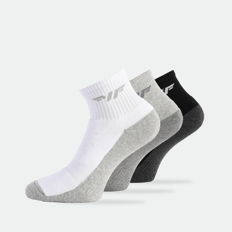 MEN-STORMY-QUARTER-SOCKS (BLACK,GREY,WHITE)