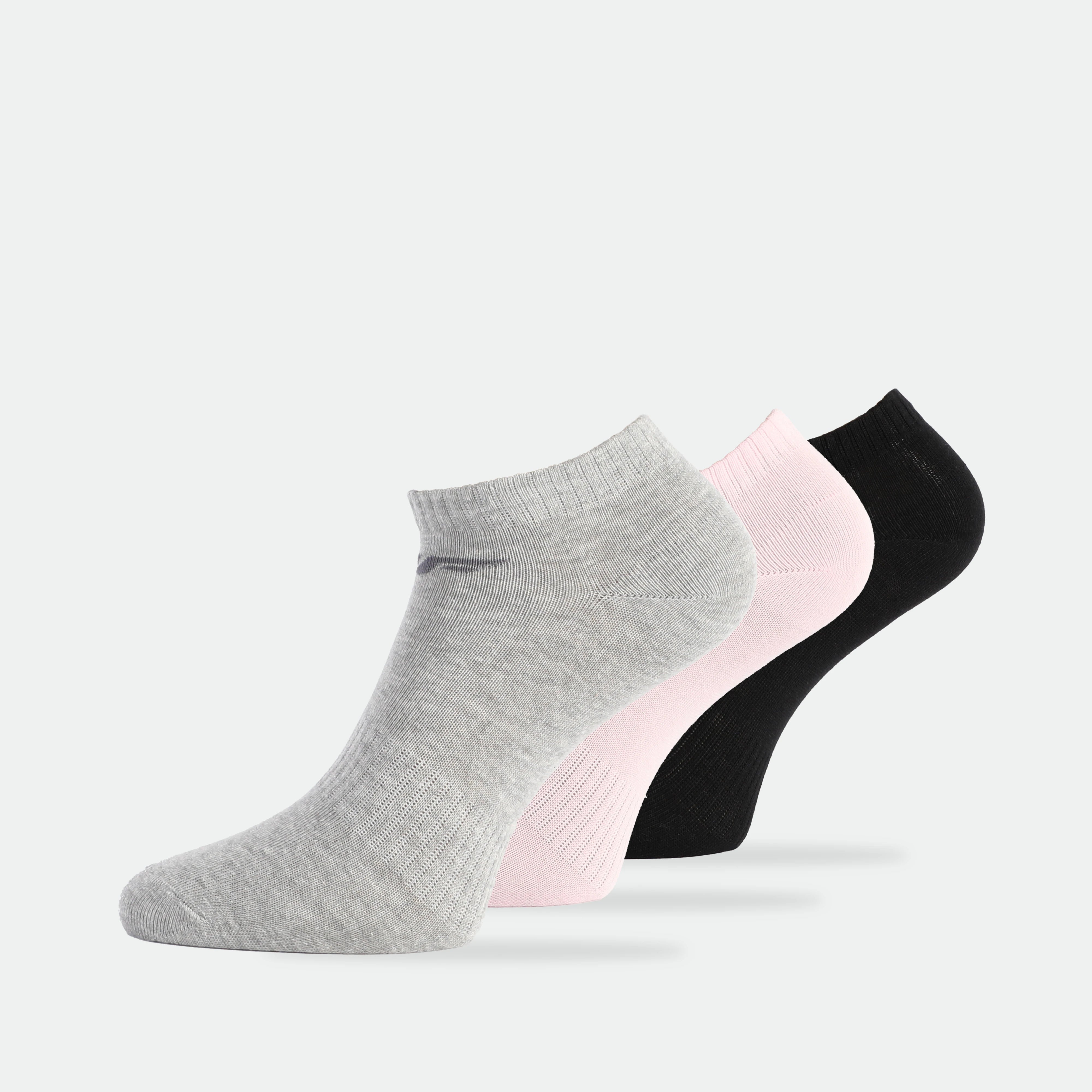 WOMEN-BLUSHY-LOW-CUT-SOCKS (BLACK,PINK,GREY)