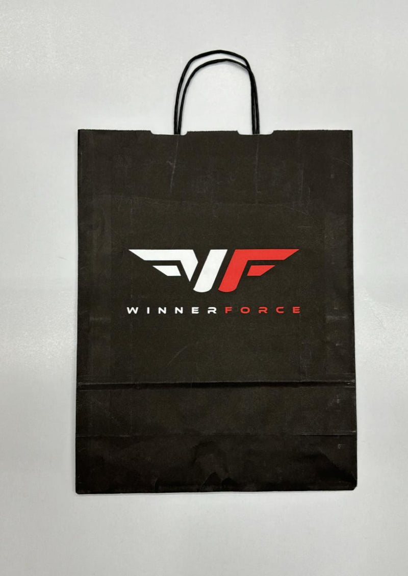 MEDIUM PAPER BAGS(BLACK)32*42+6+6W.F