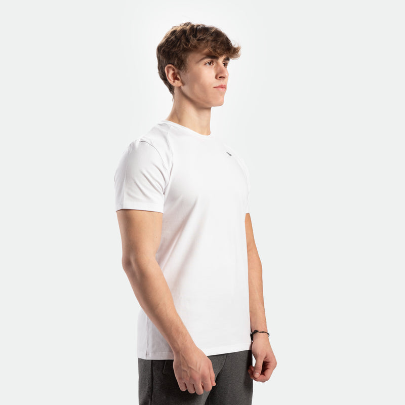 MEN-ESSENTIAL-REGULAR FIT-T-SHIRT (WHITE)