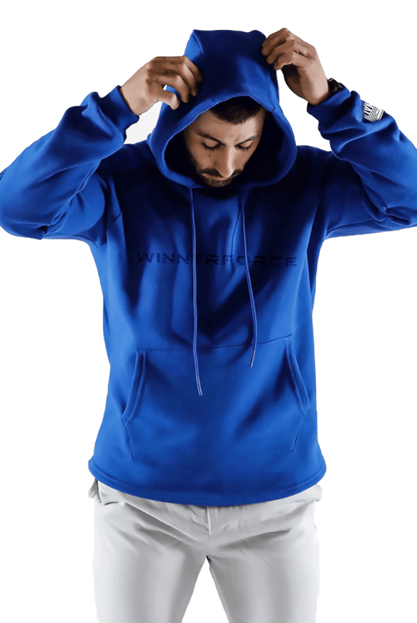 MEN MEMENTO HOODIE(ROYAL-BLUE)