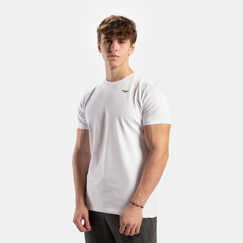 MEN-ESSENTIAL-REGULAR FIT-T-SHIRT (WHITE)