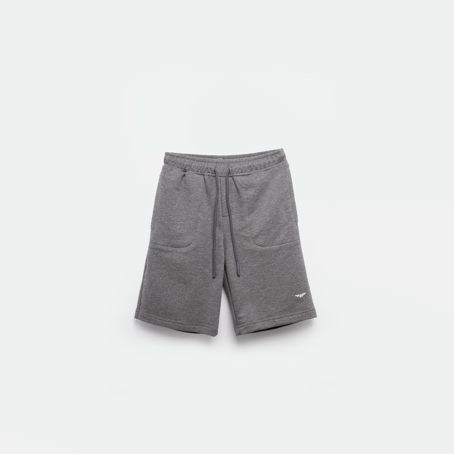 BOY-ESSENTIAL-SHORT (MARL-DARK-GREY)