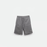 BOY-ESSENTIAL-SHORT (MARL-DARK-GREY)