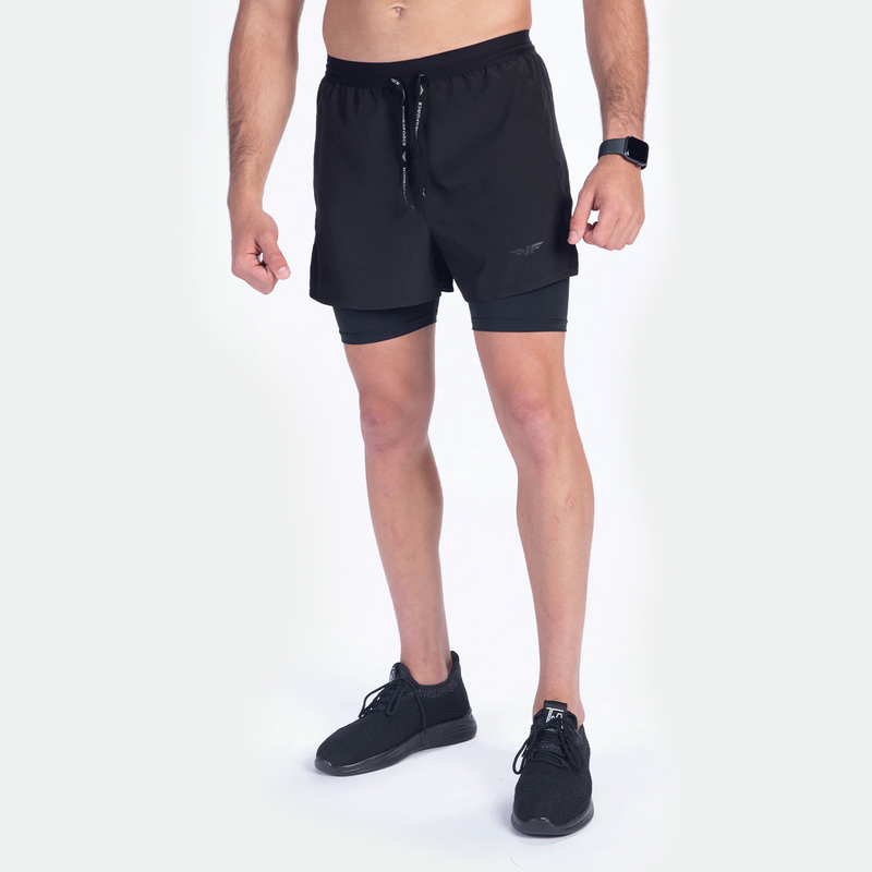 MEN MAX SHORT 2 IN 1  (BLACK)