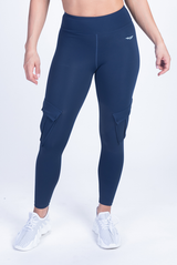 WOMEN THUNDER CARGO LEGGING (NAVY BLUE)
