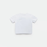 GIRL-OVERSIZE-T-SHIRT-SHORT SLEEVES (WHITE)