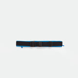 A PRINCESS-BLUE utility belt with an adjustable buckle and two side straps, displayed on a plain white background.