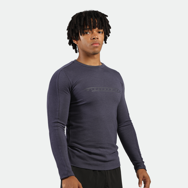 MEN-ESSENTIAL-T-SHIRT LONG SLEEVES (NIGHT SHADOW-BLUE)