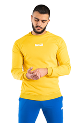 MEN COMFORT IS CALLING SWEATSHIRT(CANARY YELLOW)