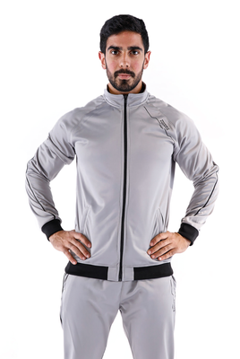 MEN ZEUS FULL ZIP JACKET(GREY)
