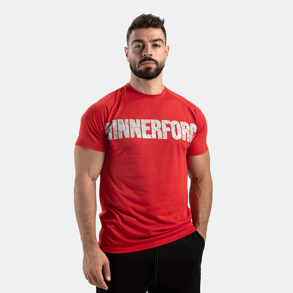 MEN BRAVE 2 T-SHIRT(RED)