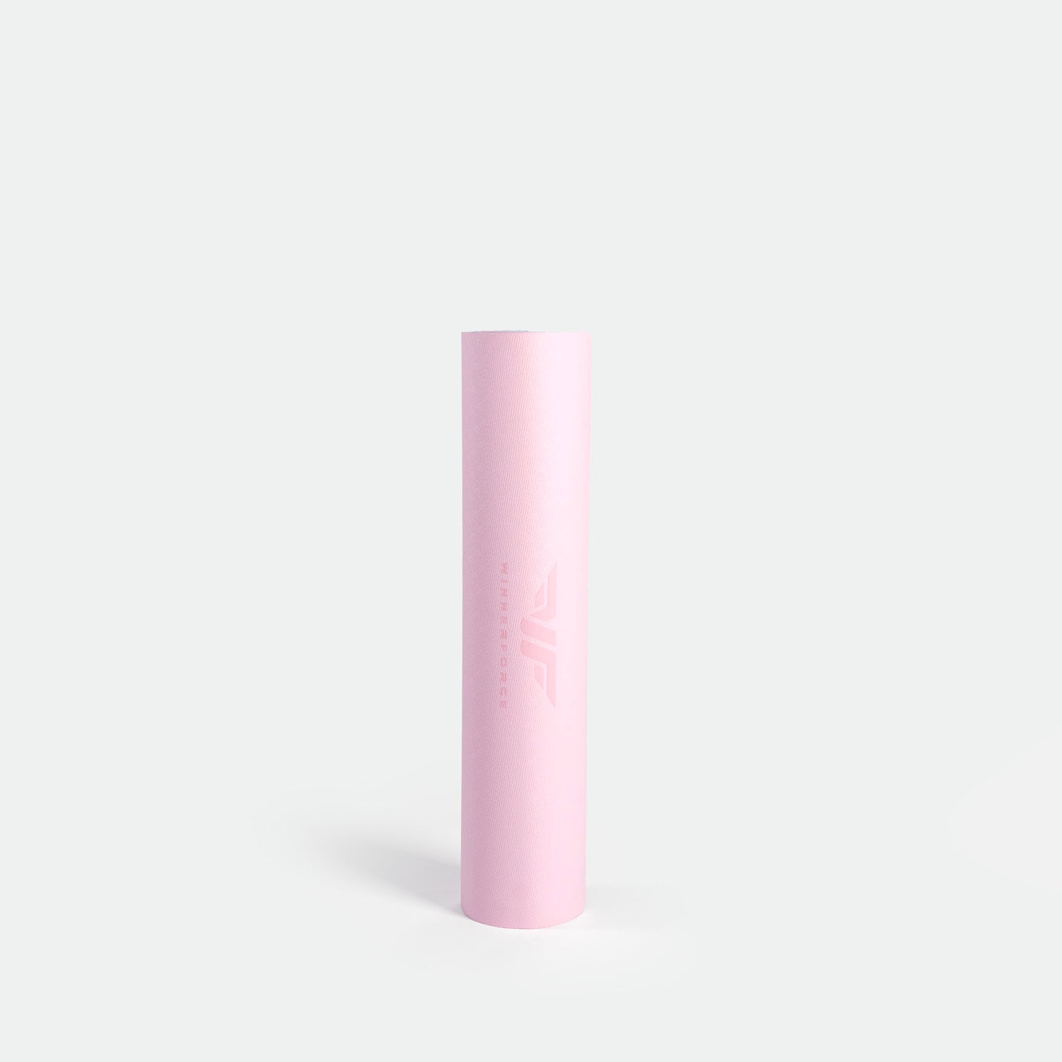 A bright pink tube on a white background, showcasing its bold hue and simple design