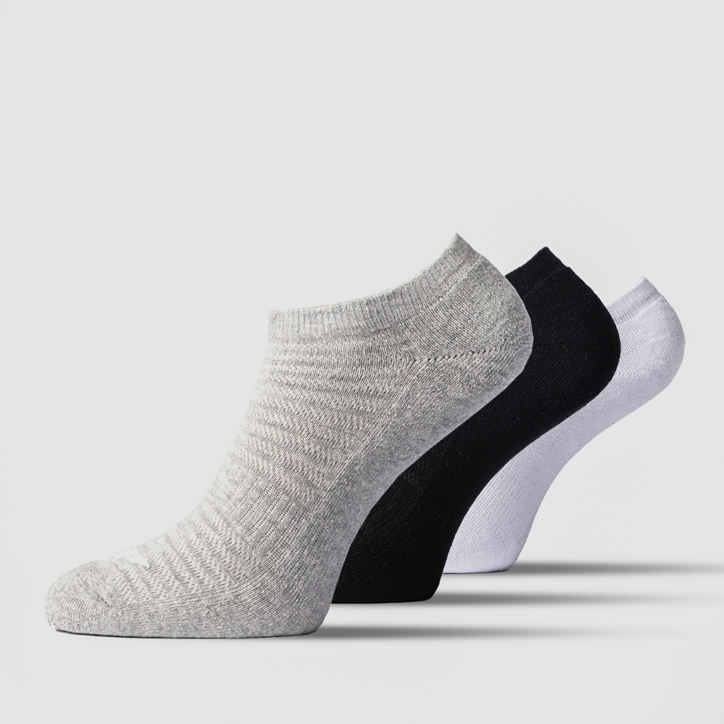 3 pairs different color (grey ,black ,white )