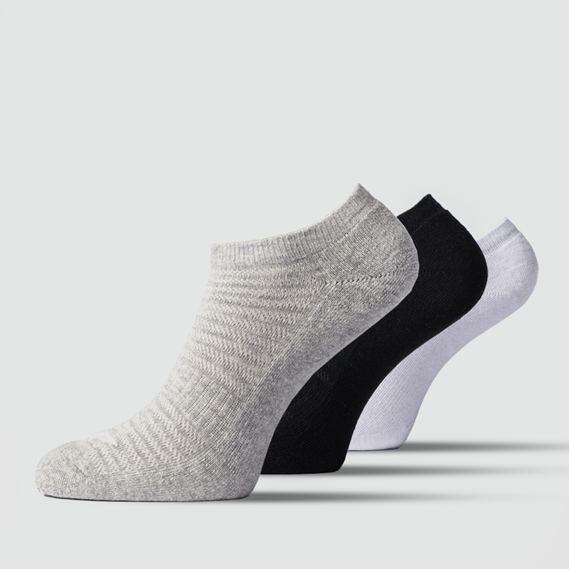 3 pairs different color (grey ,black ,white )
