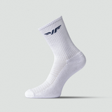 one socks white with logo black 