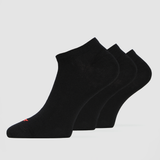 packet 3 pairs  black with logo 