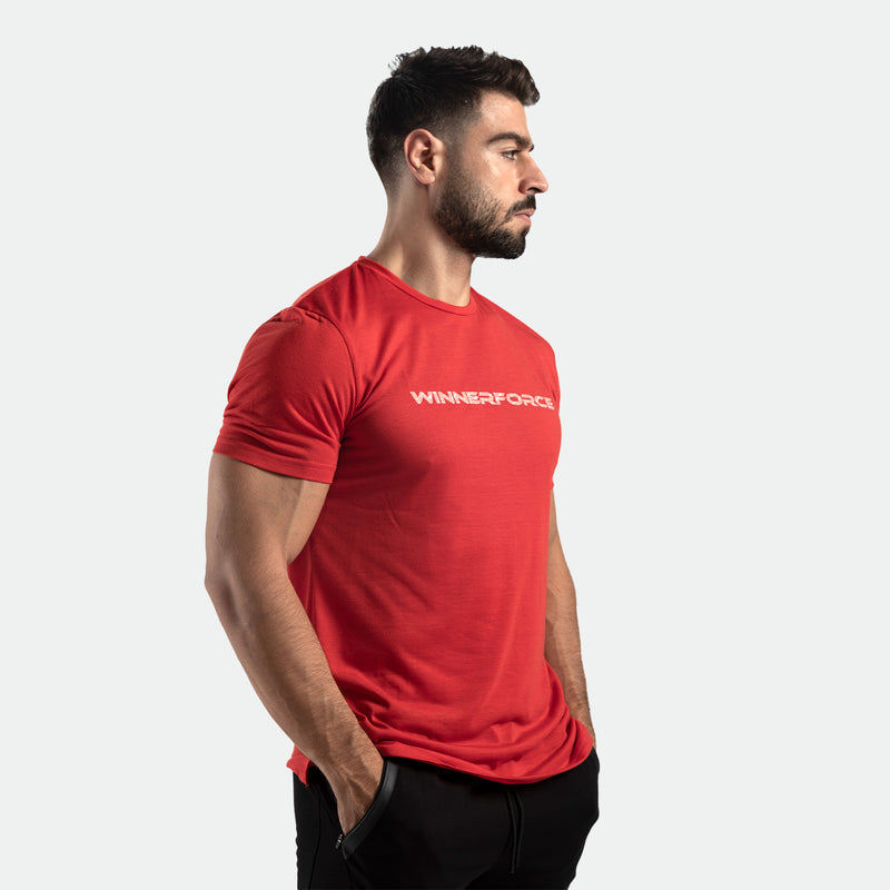 MEN FORCE TRAINING T-SHIRT (RED)