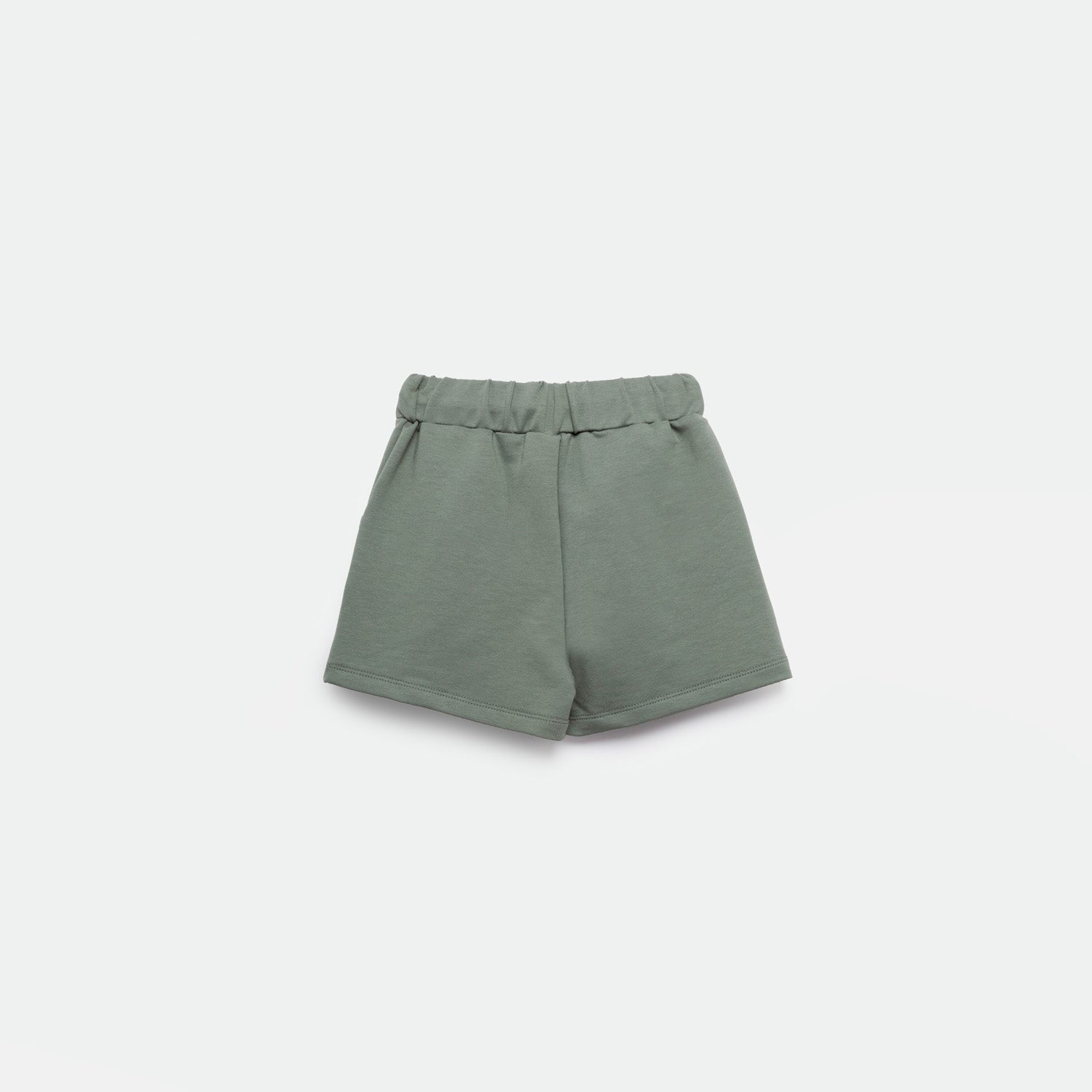 a back view for short green 