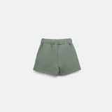 a back view for short green 
