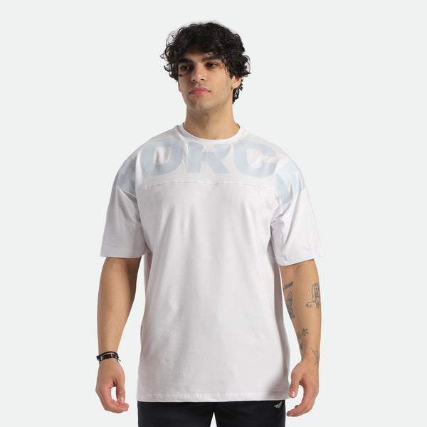 MEN-GO BEYOND-OVERSIZE-T-SHIRT (WHITE)
