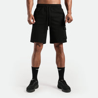 MEN-GO BEYOND-PIN-CARGO-SHORT (BLACK)