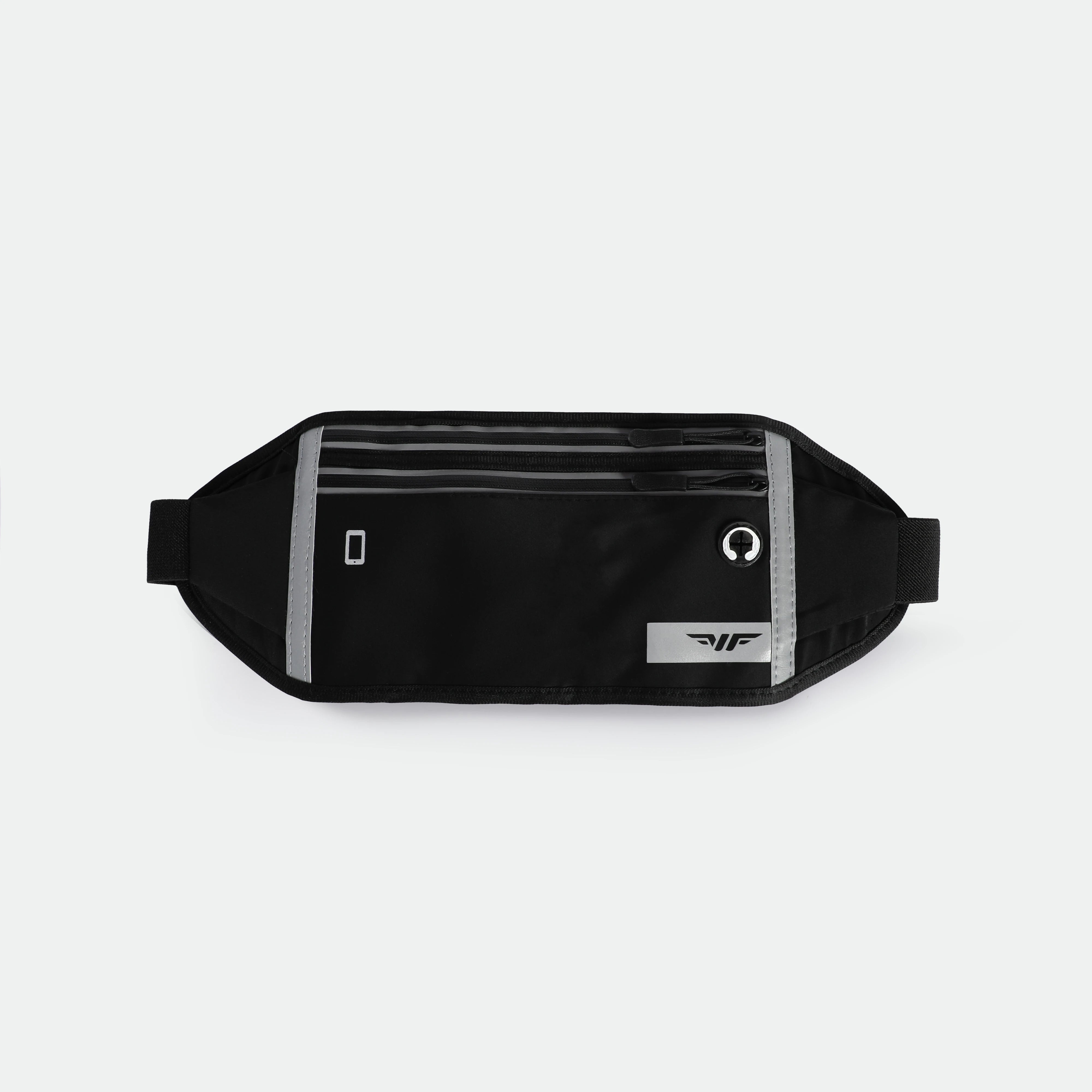 UNISEX-GO BEYOND-LOCK-WAIST BAG (MIDNIGHT BLACK)