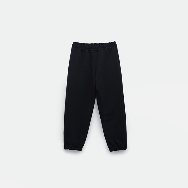 a back view for jogger pants  black 
