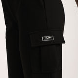 close up view for  pocket of pants black 