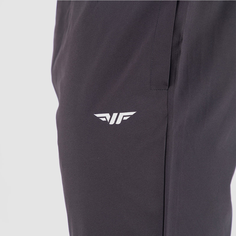 close up view  for pocket of pants with logo white 