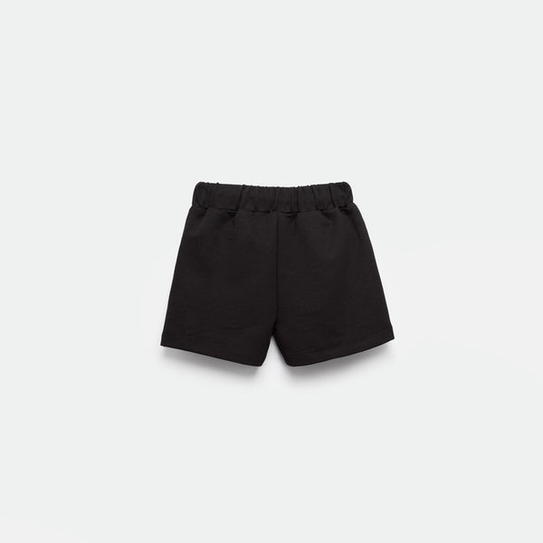a back view for short black 