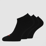 3 PAIRS black with logo red and white 